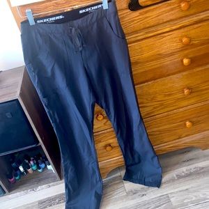 Gray sketcher scrub pants